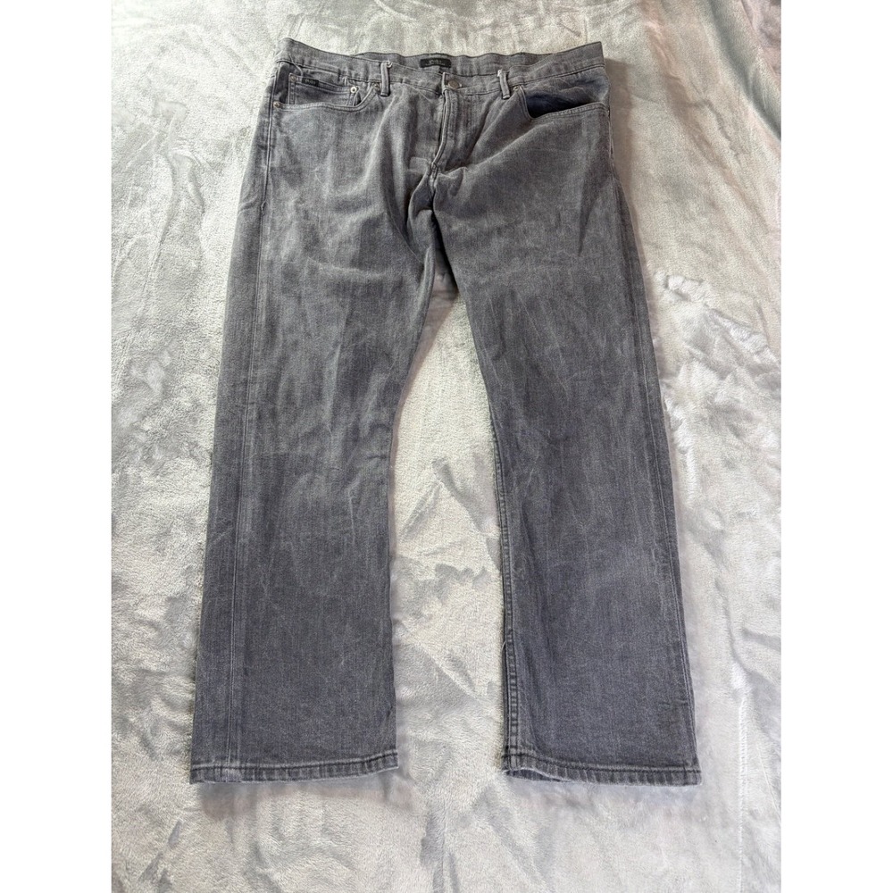 Polo Ralph Lauren Prospect Straight Jeans Mens 40x30 Gray Wash Denim Pants